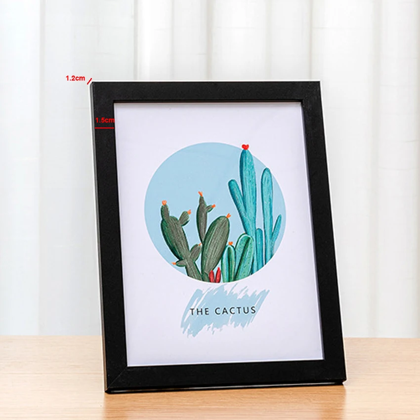Wooden Photo Frame For Wall Hanging 10X15 15X20 20X25cm A4 Wood Picture Frame Stand For Pictures Photo Decor Commemorative Gift - Image 4