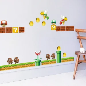 Super Funny Cartoon Game Images Vinyl Wall Decals for Home Kids Room Boy Bedroom Decoration DIY Gaming Anime Poster Stickers