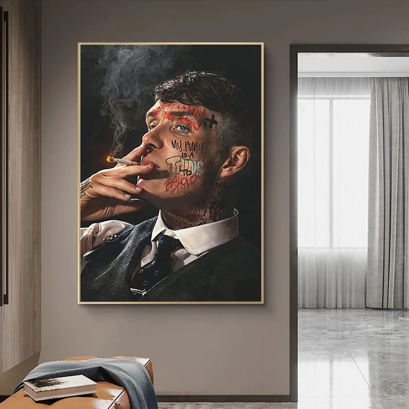Gangster Legends Arthur Thomas Shelby Portrait Mafia Figure Poster Canvas Painting Wall Art Picture Living Room Home Decoration - Image 5