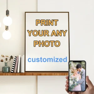 Custom Painting Canvas HD Print Customized Your Picture Personalized Wall Art Poster Photos for Living Room Home Decoration