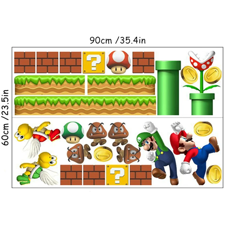Super Funny Cartoon Game Images Vinyl Wall Decals for Home Kids Room Boy Bedroom Decoration DIY Gaming Anime Poster Stickers - Image 4