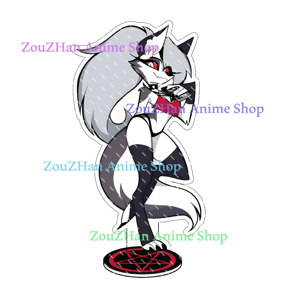 Anime Figure Acrylic Stand Model Plate Alastor Fizzarolli Angel Desk Decor Standing Sign Game Fans Gift Ornaments Stand Model - Image 2