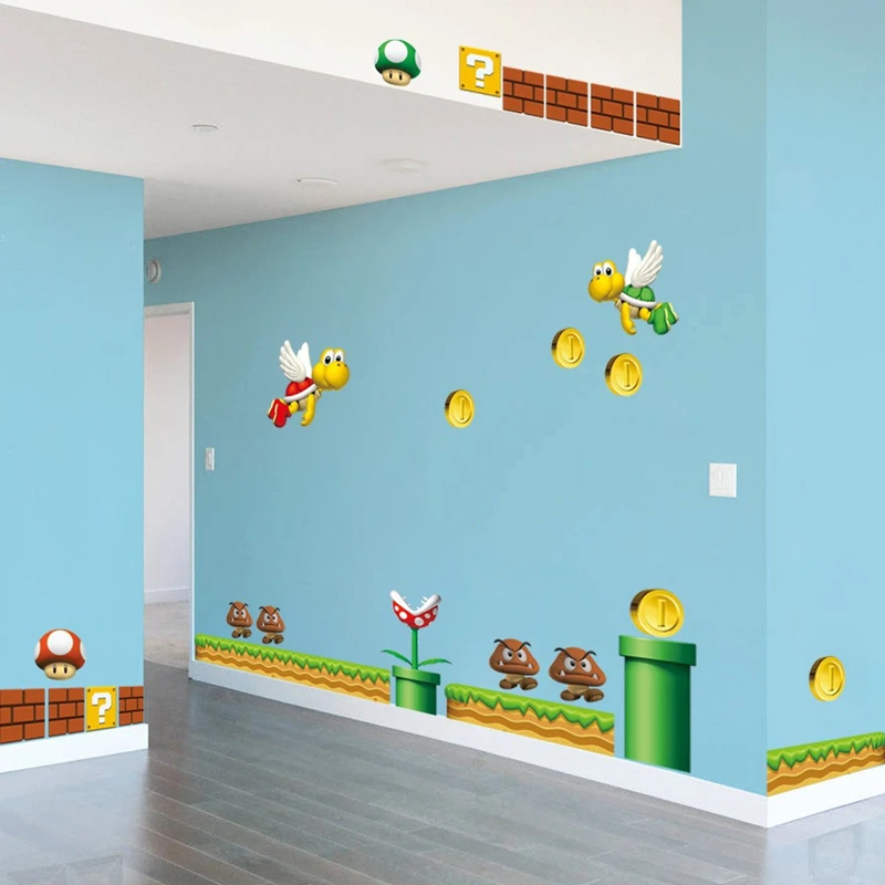 Super Funny Cartoon Game Images Vinyl Wall Decals for Home Kids Room Boy Bedroom Decoration DIY Gaming Anime Poster Stickers - Image 2