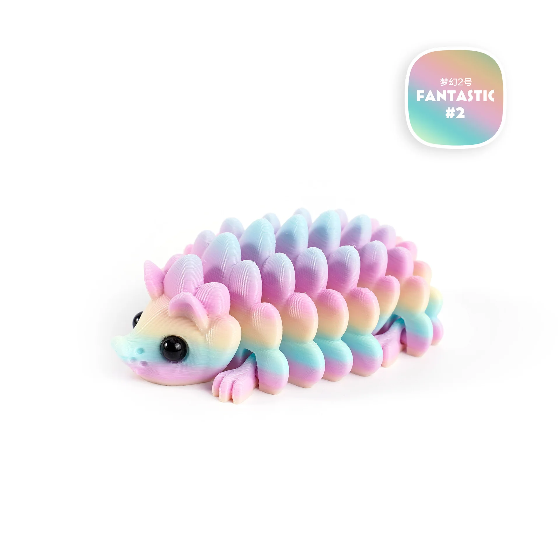 3D Printed Hedgehog Figurine Joint Mobility Articulated Hedgehog Figurines Home Office Desk Crafts Ornament Birthdays Gift - Image 6