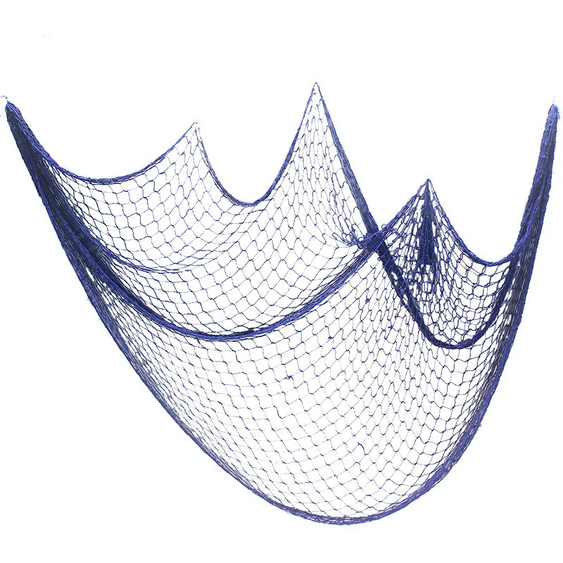 Fishing Net Wall Hangings Ornament Studio Prop Room Home Decoration Mediter Sea Stickers Marine Over The Garden Crafts Nautical - Image 6
